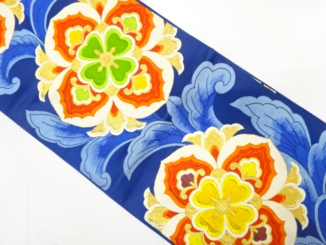 アンティーク　華紋織り出し袋帯（着用可）